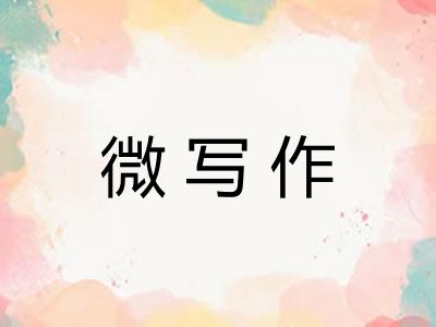 微写作