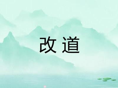 改道