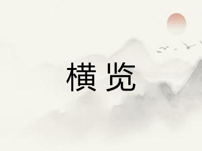 横览