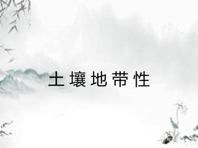 土壤地带性