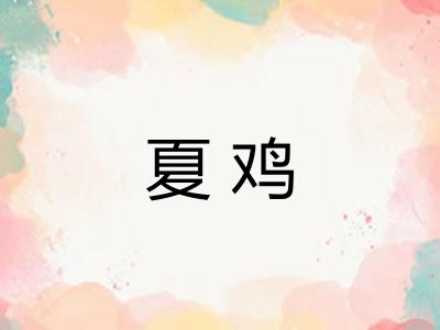 夏鸡