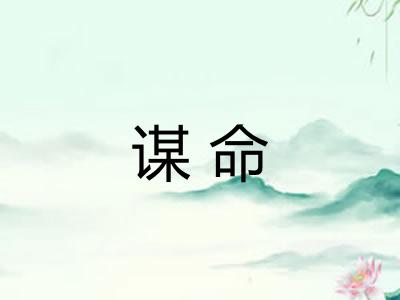 谋命