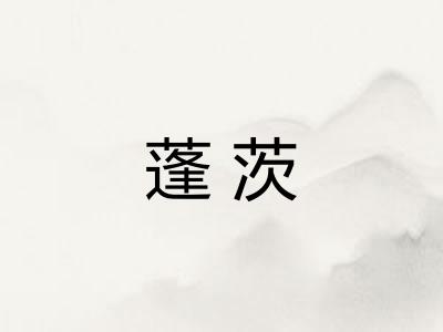 蓬茨