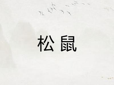 松鼠