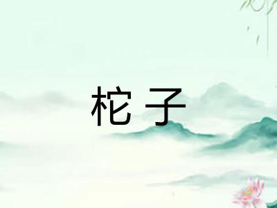 柁子