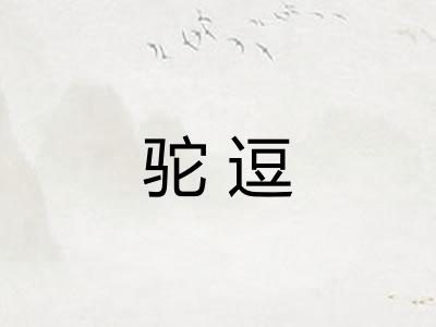 驼逗