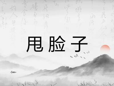 甩脸子