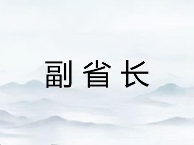 副省长