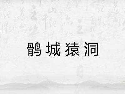 鹘城猿洞