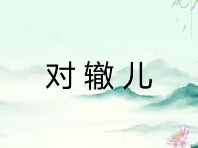 对辙儿