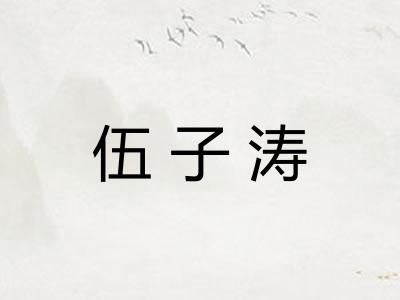 伍子涛