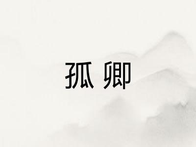 孤卿