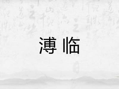 溥临