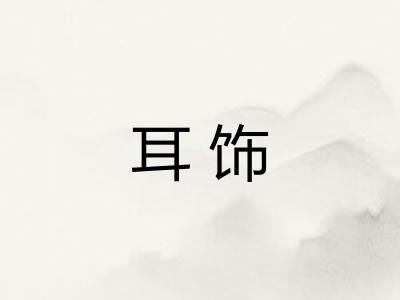 耳饰