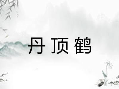 丹顶鹤