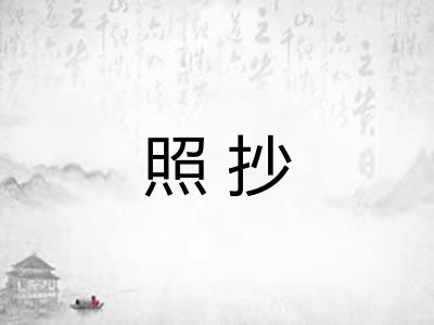 照抄