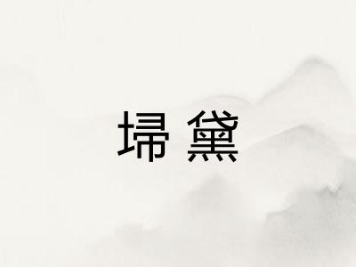 埽黛