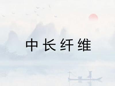 中长纤维