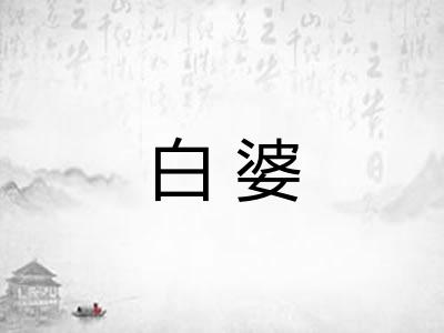 白婆