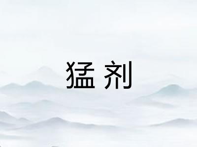 猛剂
