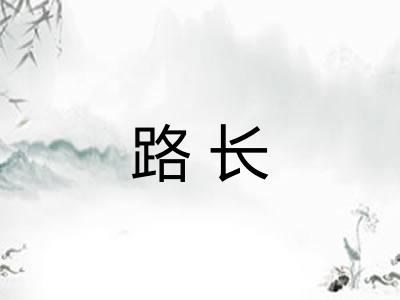 路长