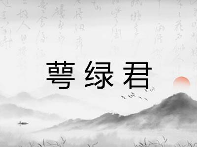 萼绿君