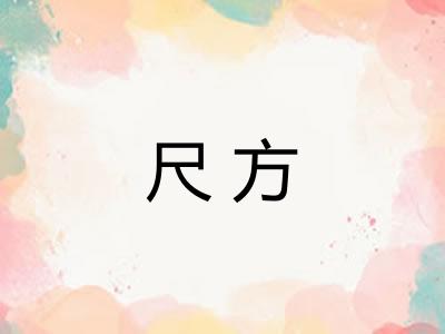 尺方