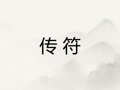 传符