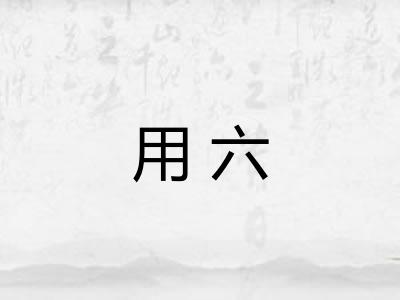 用六