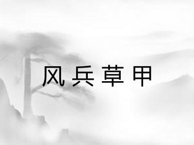 风兵草甲