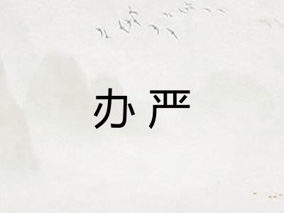 办严