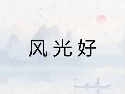 风光好