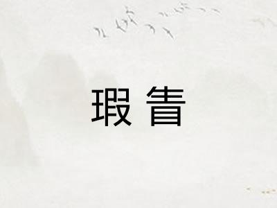 瑕眚