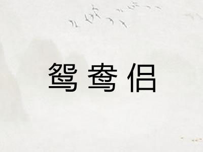 鸳鸯侣