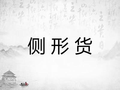 侧形货