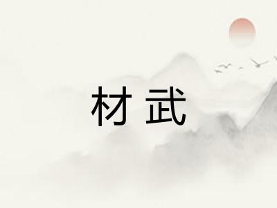 材武