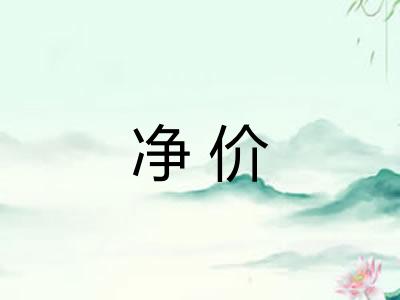 净价