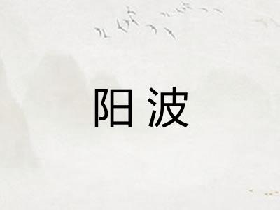 阳波