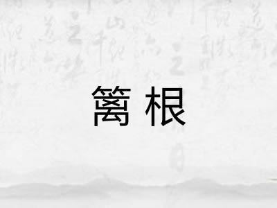 篱根