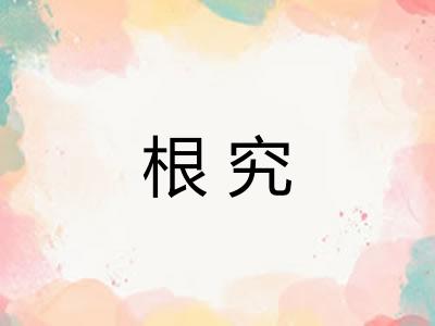 根究