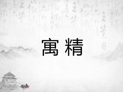 寓精