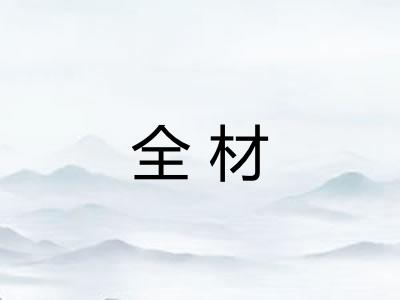 全材