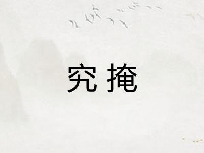 究掩