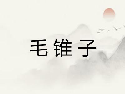 毛锥子