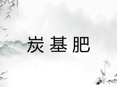 炭基肥
