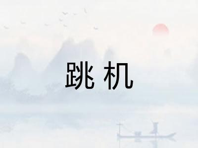 跳机