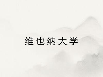 维也纳大学