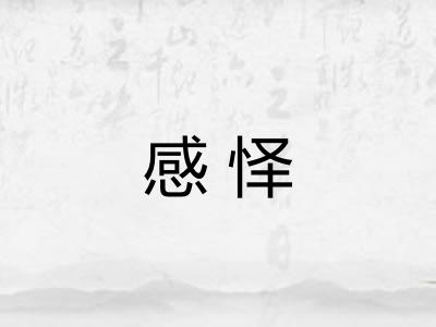 感怿