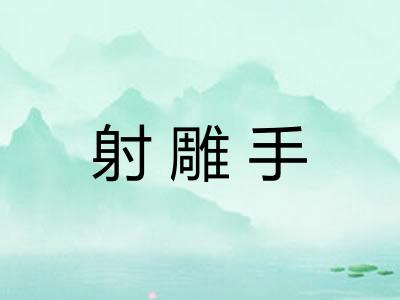 射雕手