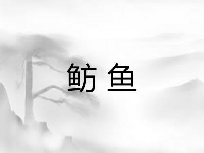 鲂鱼